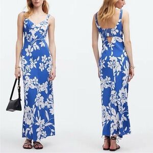 Madewell | Tank Midi Dress in Floral size 2